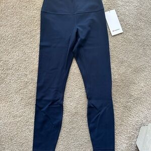 NWT Lululemon “Align” Navy High-Rise Leggings